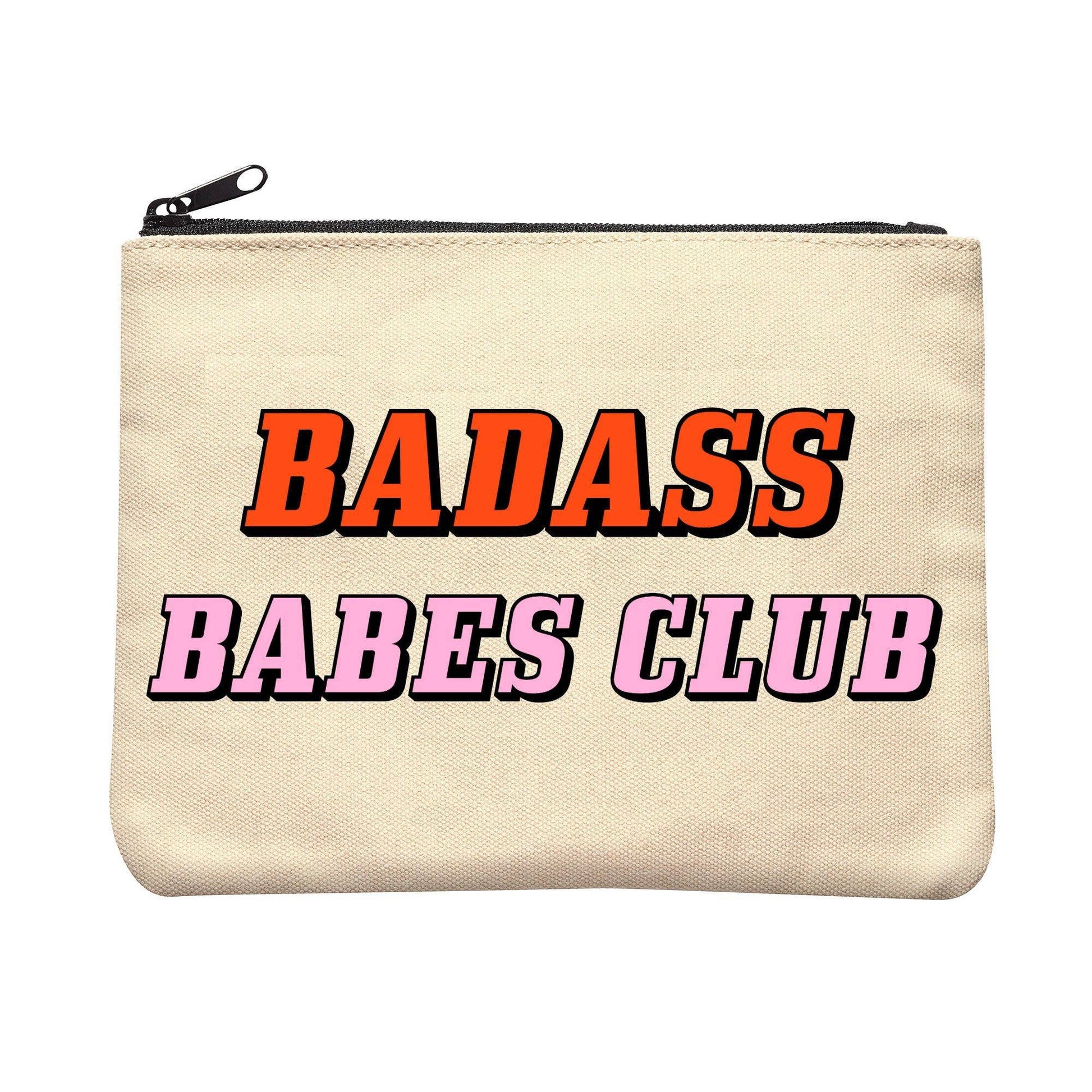 Mure and Grand - Badass Babes Club Canvas Pouch - Addie Rose Boutique - Austin