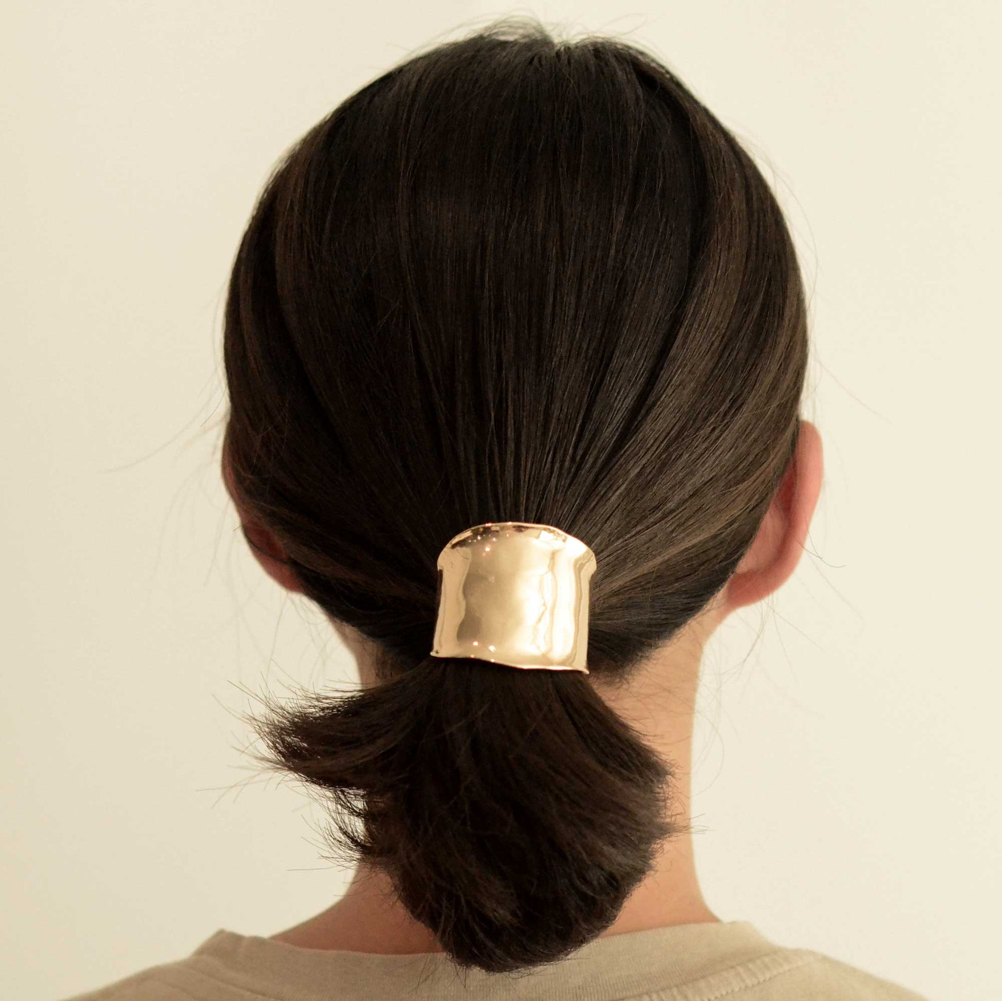 nar'sha - Metal Hair Ponytail Cuff Stick | Gold - Addie Rose Boutique - Austin