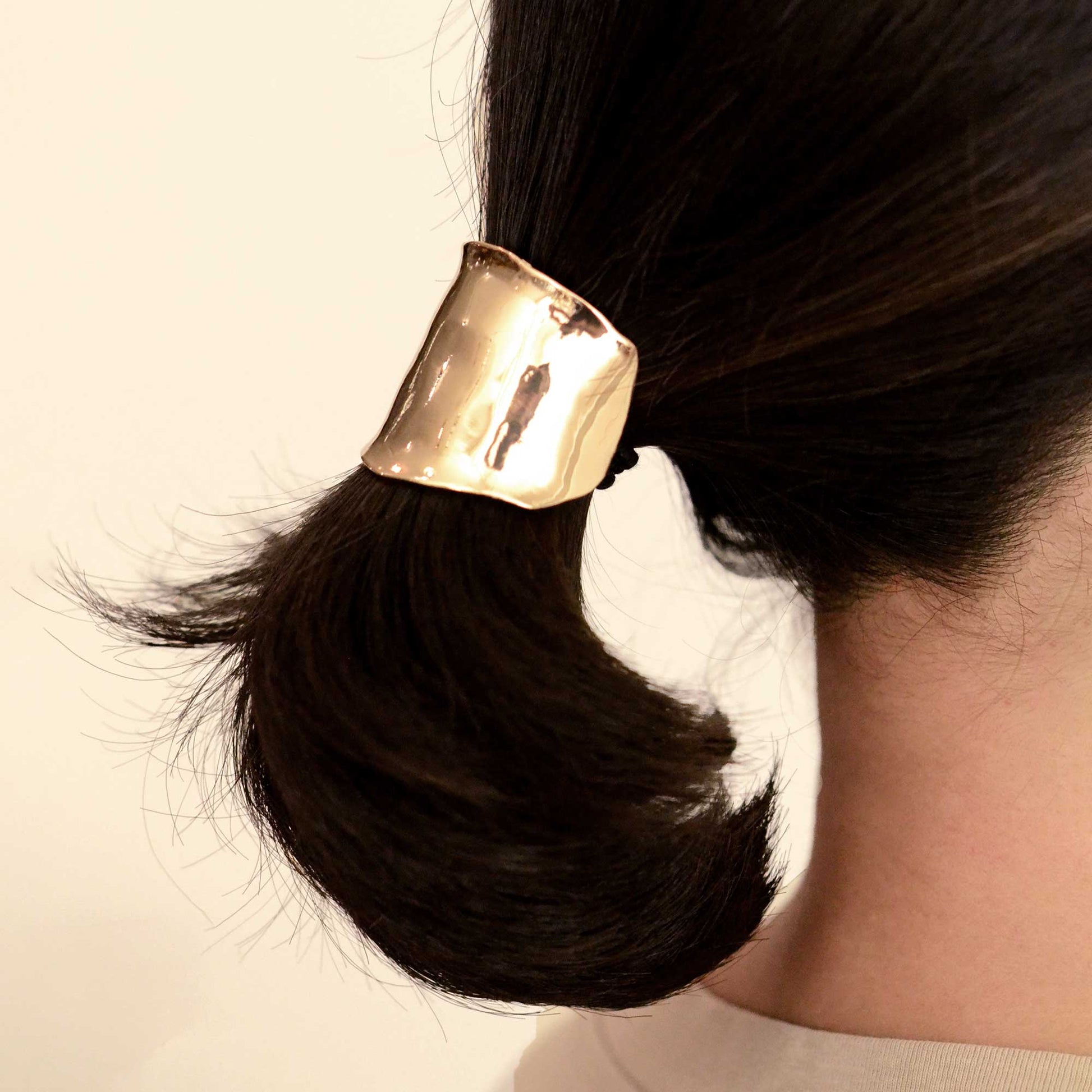 nar'sha - Metal Hair Ponytail Cuff Stick | Gold - Addie Rose Boutique - Austin