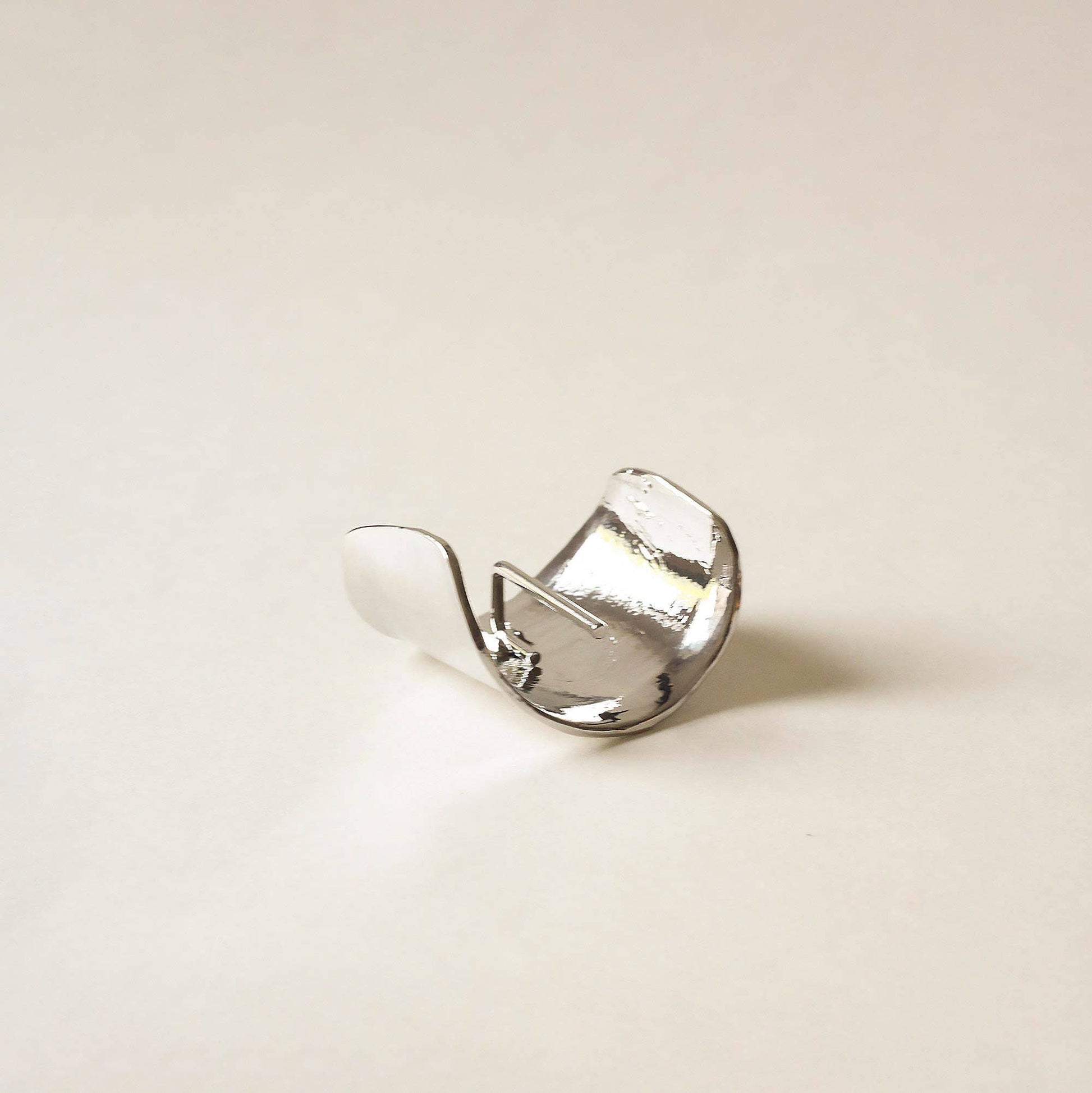 nar'sha - Metal Hair Ponytail Cuff Stick | Silver - Addie Rose Boutique - Austin