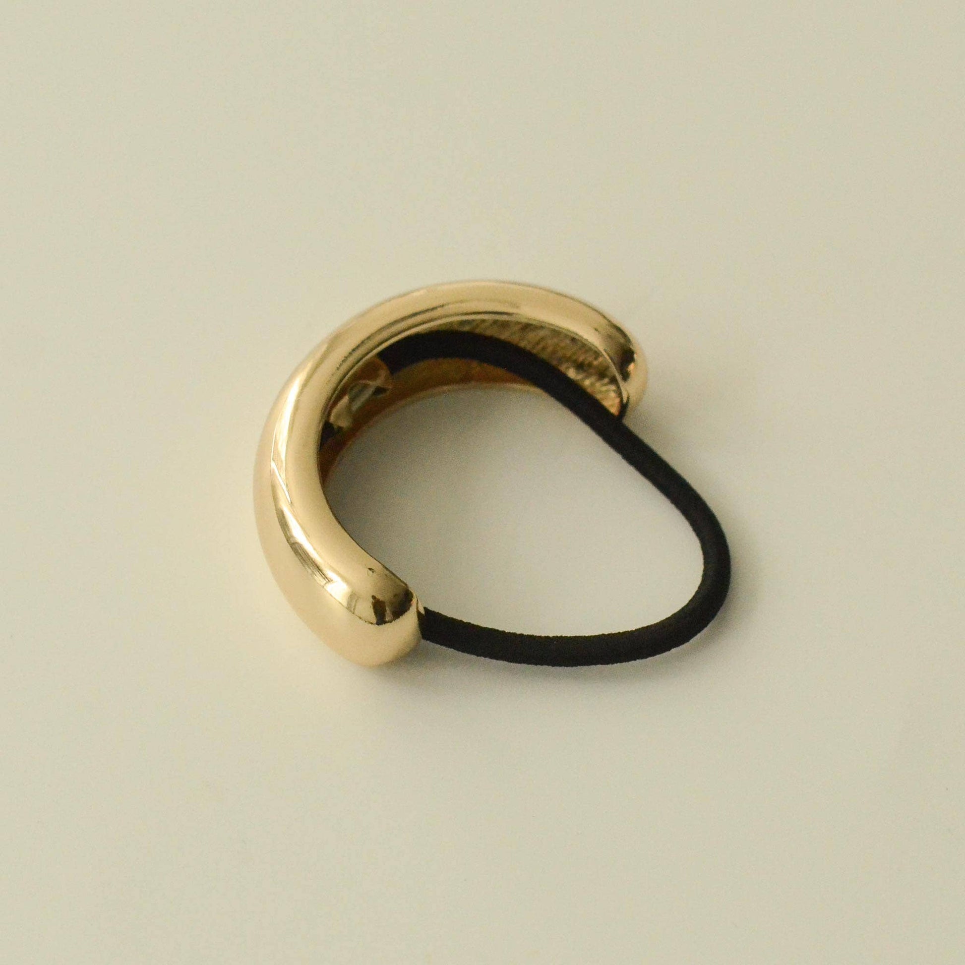 nar'sha - Wide Metal Cuff Hair Tie | Gold - Addie Rose Boutique - Austin
