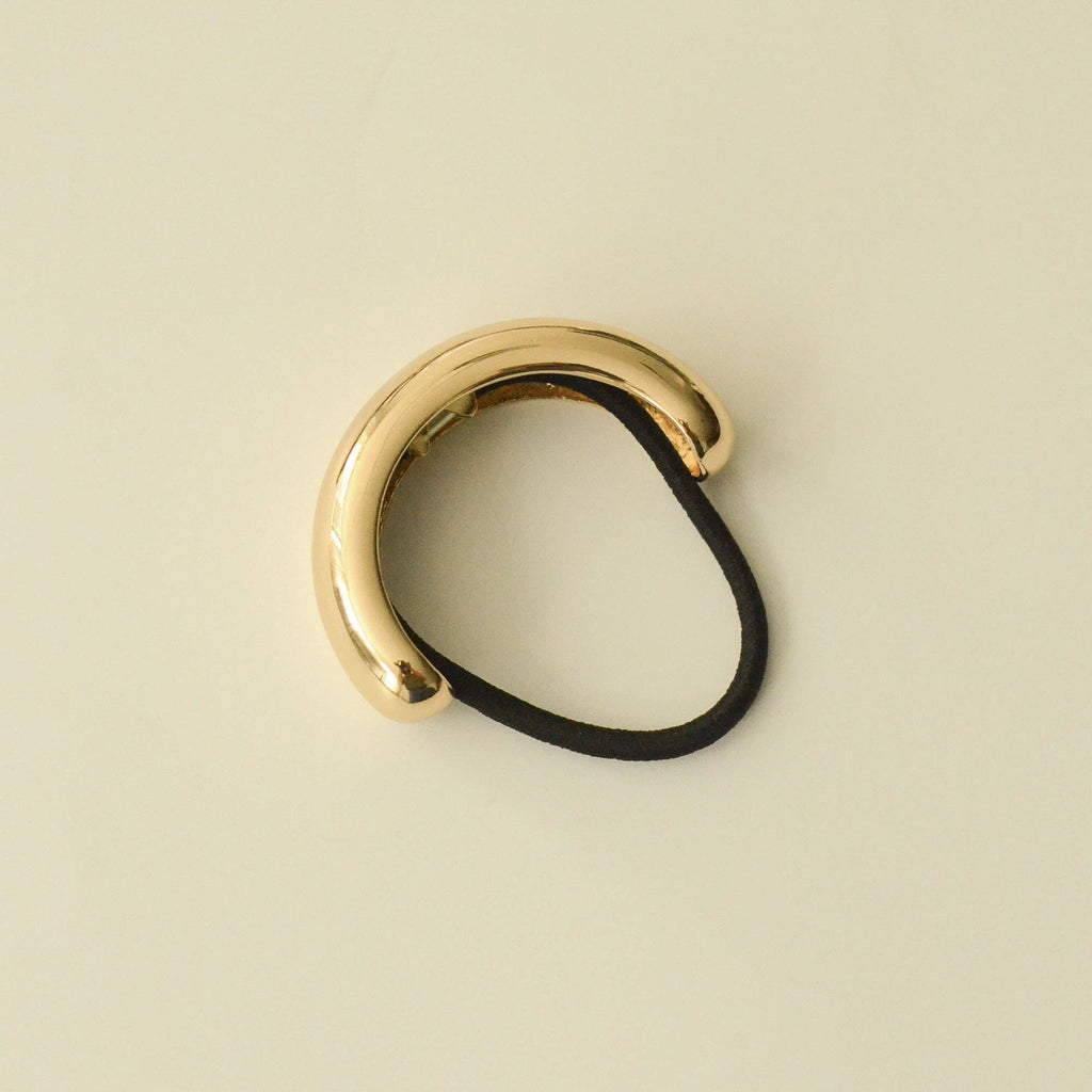 nar'sha - Wide Metal Cuff Hair Tie | Gold - Addie Rose Boutique - Austin