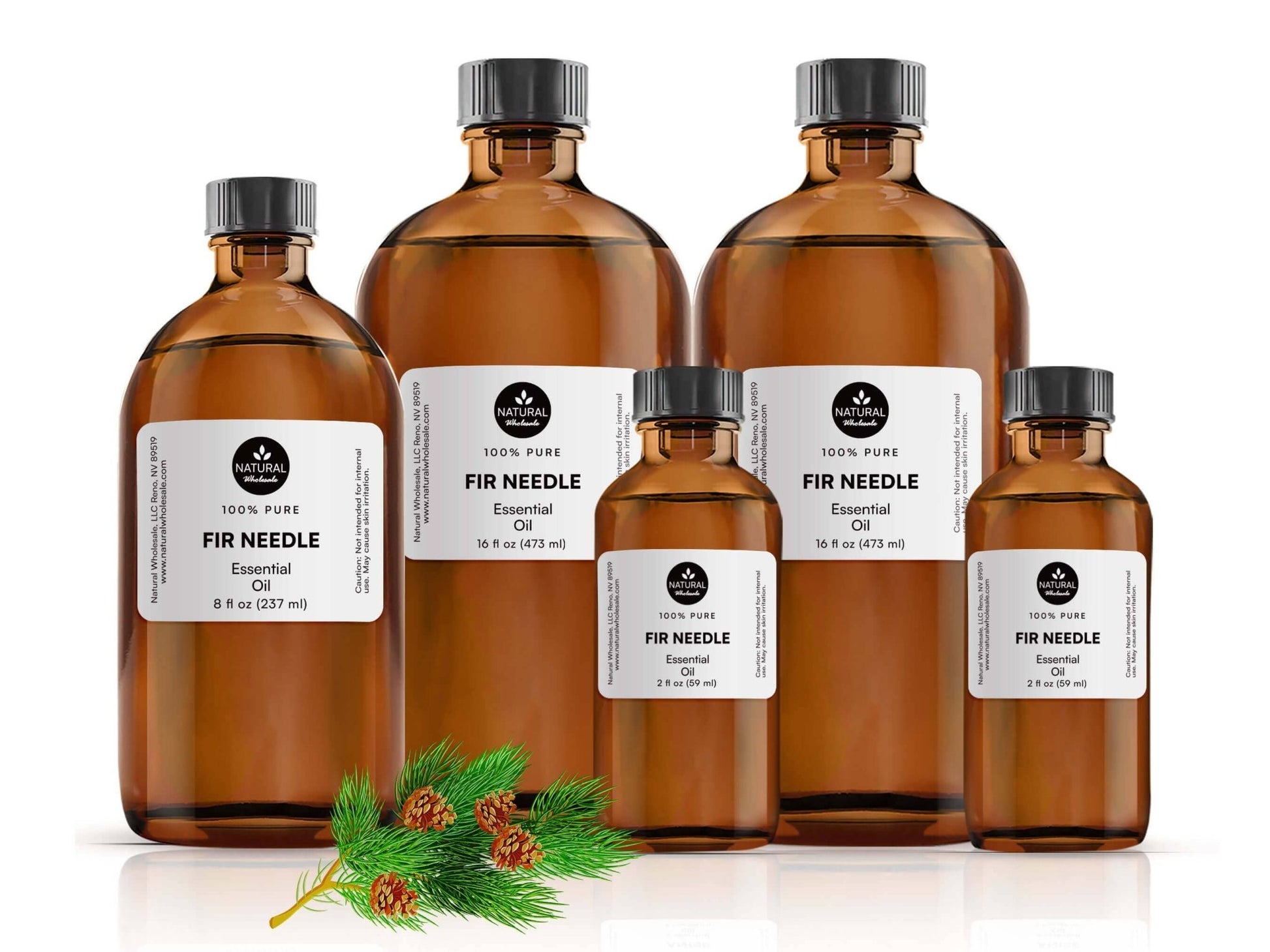 Natural Wholesale - Fir Needle Essential Oil - Addie Rose Boutique - Austin