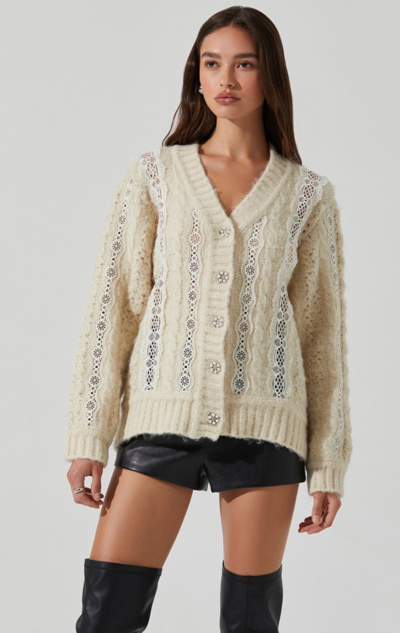 Nesmarie Cardigan - Addie Rose Boutique - Austin