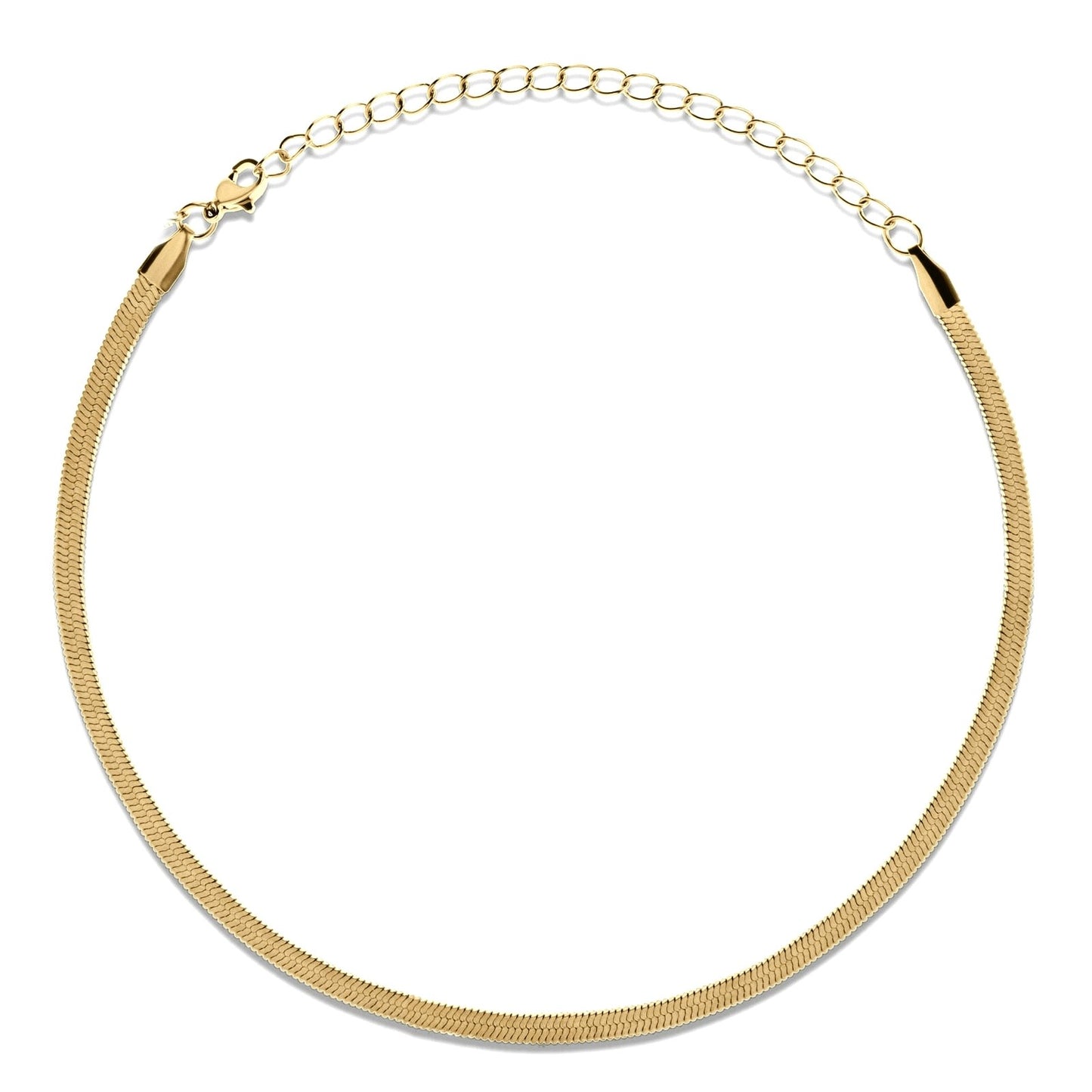 Nic Herringbone Choker Necklace - Addie Rose Boutique - Austin