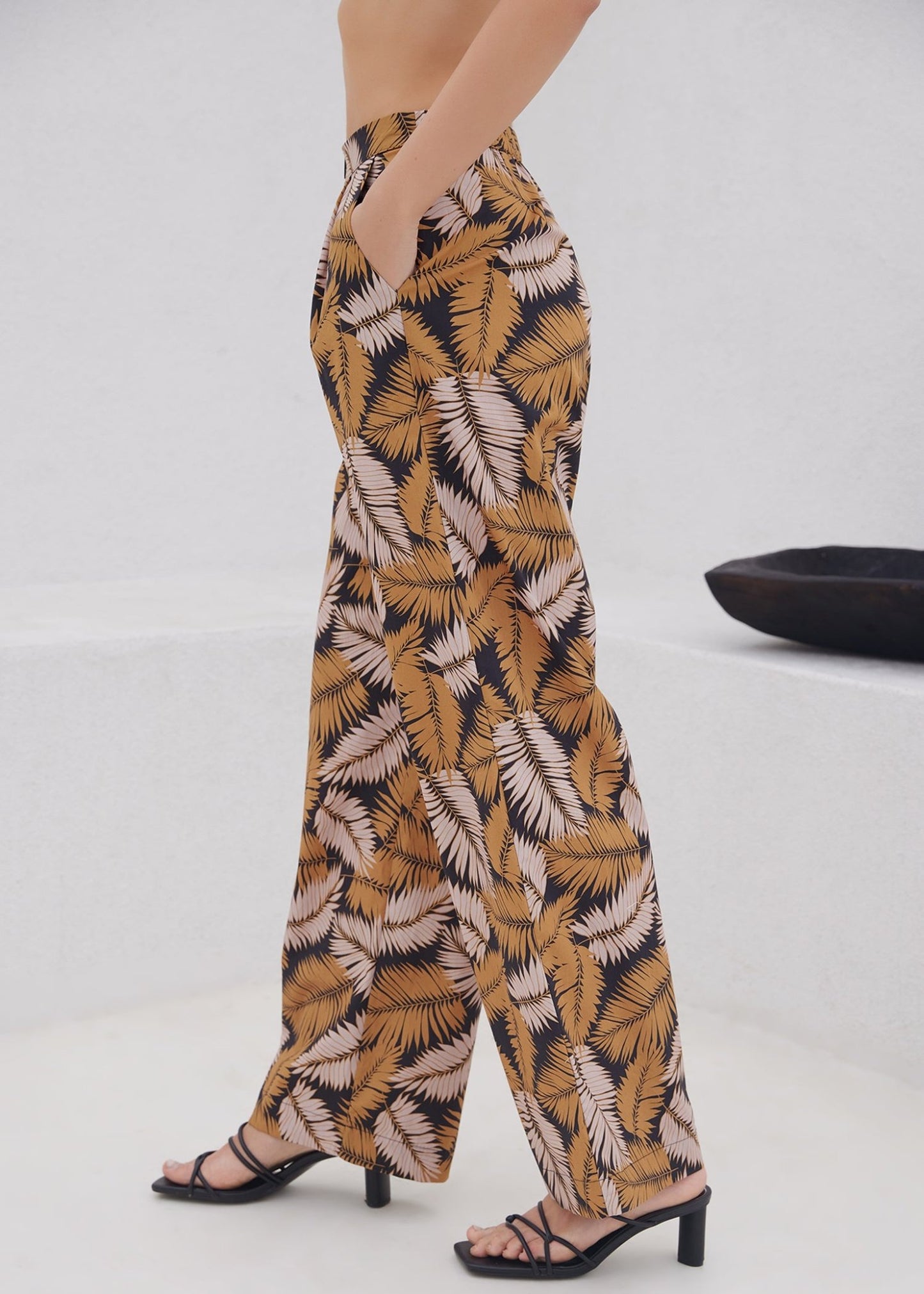 Nightfall Palm Pant - Addie Rose Boutique - Austin