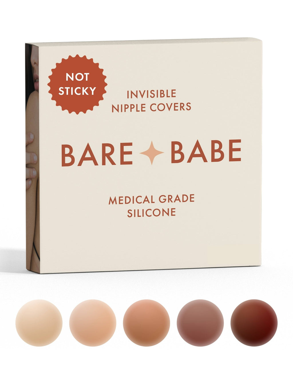 Non - Adhesive "Grippy, Not Sticky" Nipple Covers - Addie Rose Boutique - Austin
