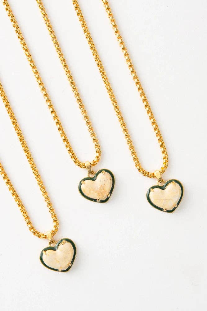 Noonday Collection - Heart of Marble Necklace - Addie Rose Austin