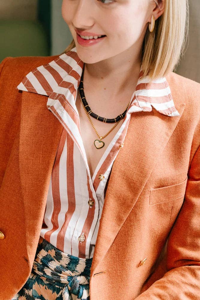 Noonday Collection - Heart of Marble Necklace - Addie Rose Austin