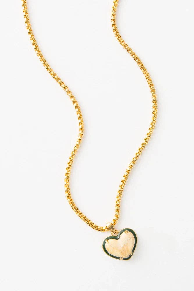 Noonday Collection - Heart of Marble Necklace - Addie Rose Austin