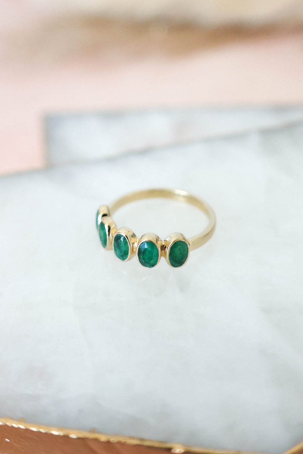 Nova Emerald Ring in Gold - Addie Rose Boutique - Austin
