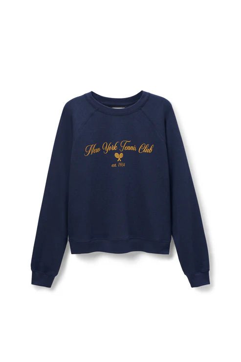 NY Tennis Club Raglan Sweatshirt - Addie Rose Austin