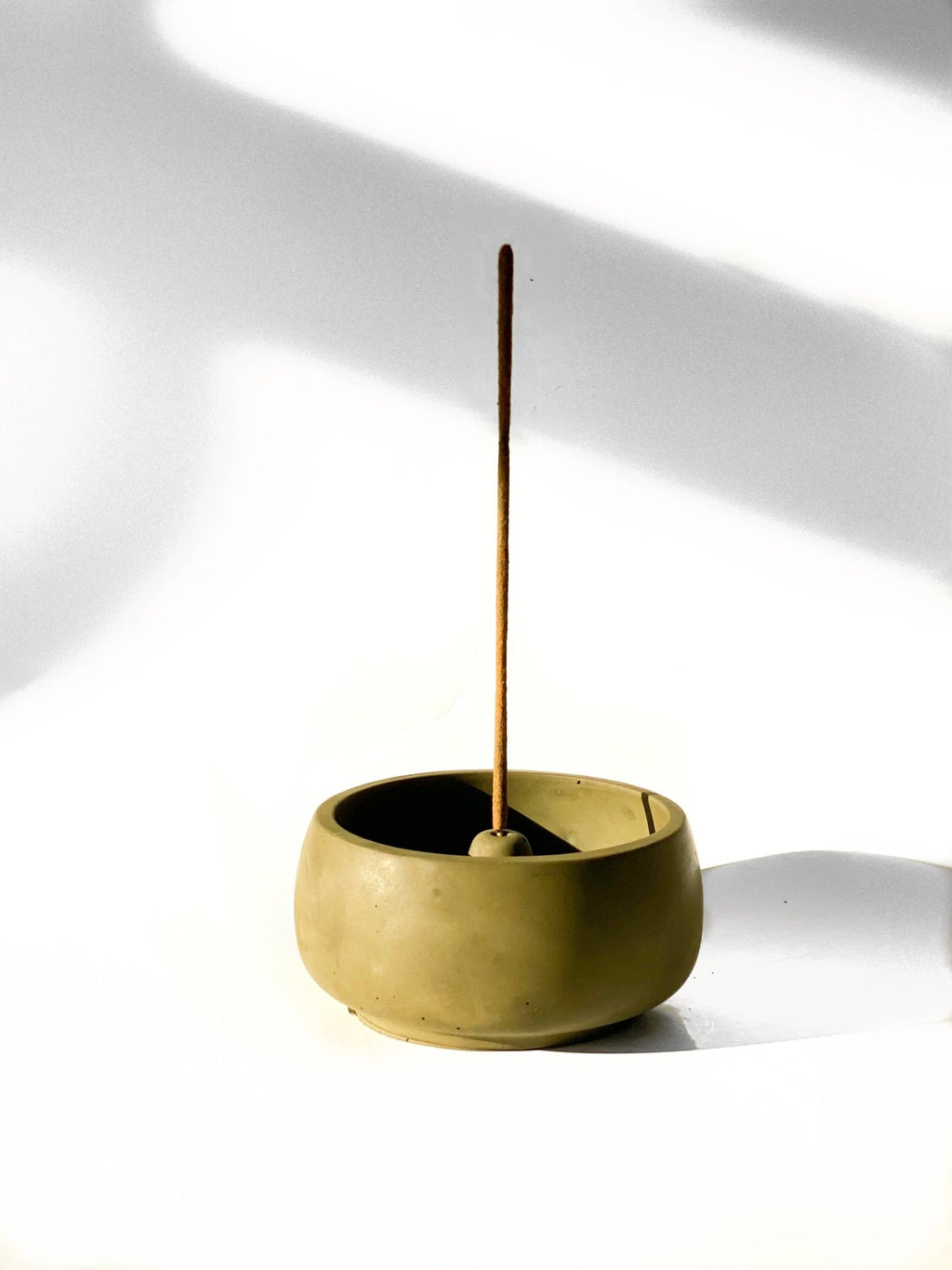 Olive Incense Holder | Concrete Incense Burner - Addie Rose Boutique - Austin