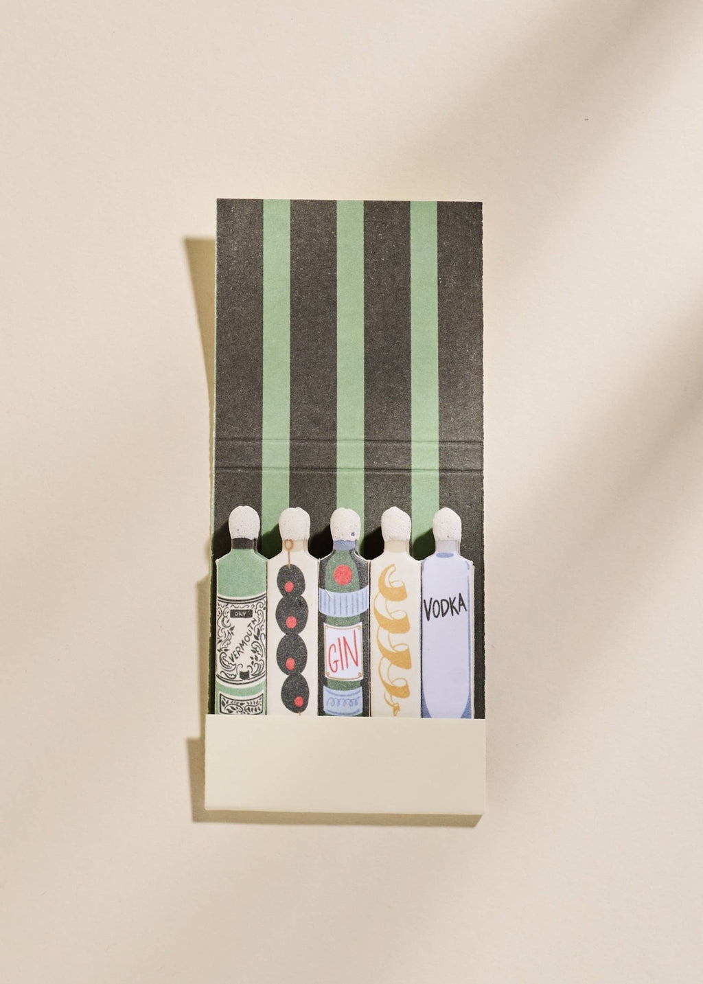 One & Only Paper - Martini Printed 10 Stem Matchbooks - Addie Rose Austin