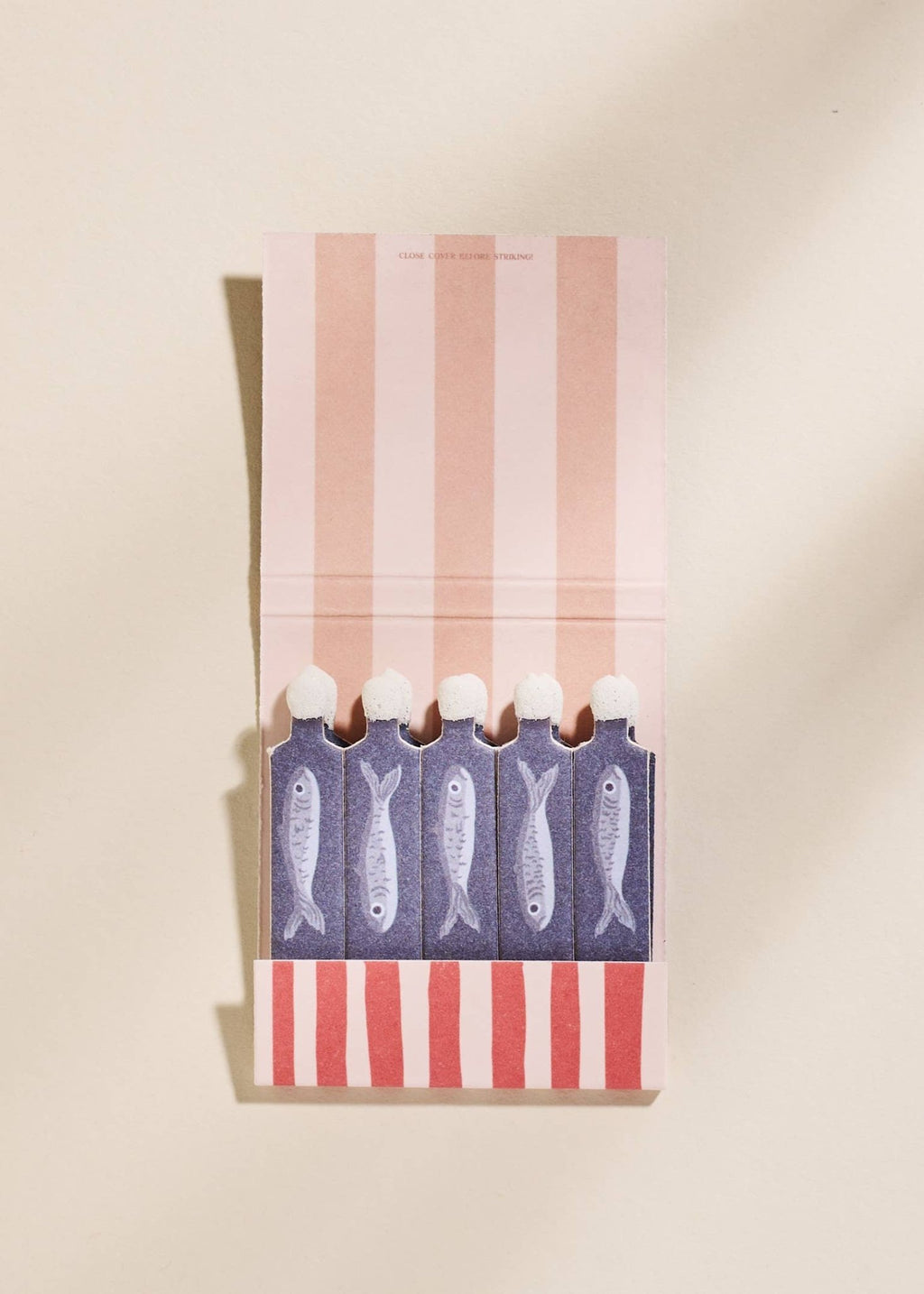 One & Only Paper - Sardine Tin Printed 10 Stem Matchbook - Addie Rose Austin