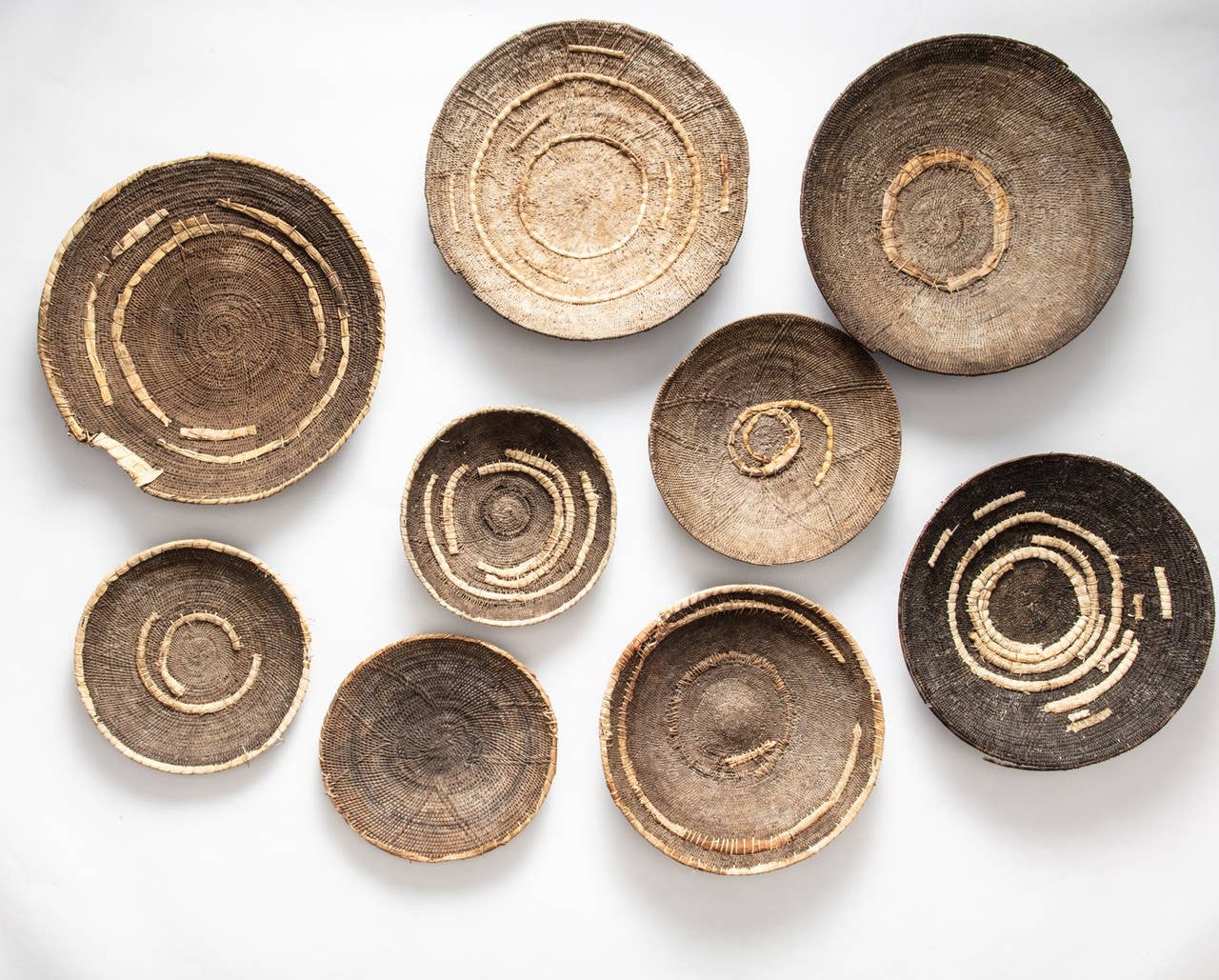 OUTPOST ORIGINAL - Vintage Old Makenge African Baskets - Addie Rose Boutique - Austin