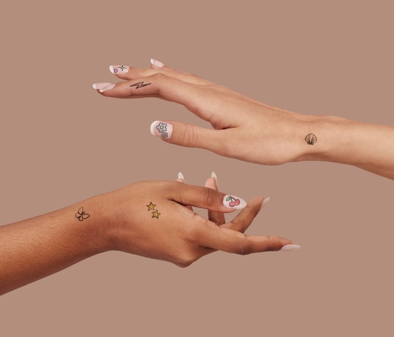Pastel Magic Nail Art Temporary Tattoo Pack - Addie Rose Boutique - Austin