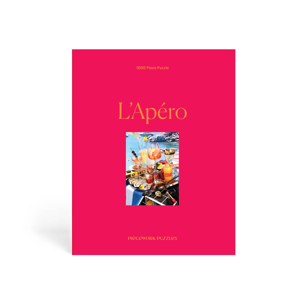 Piecework Puzzles - L'Apéro 1000 Piece Puzzle - Addie Rose Boutique - Austin