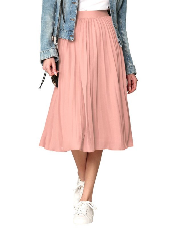 Pink Skirt - Addie Rose Boutique - Austin