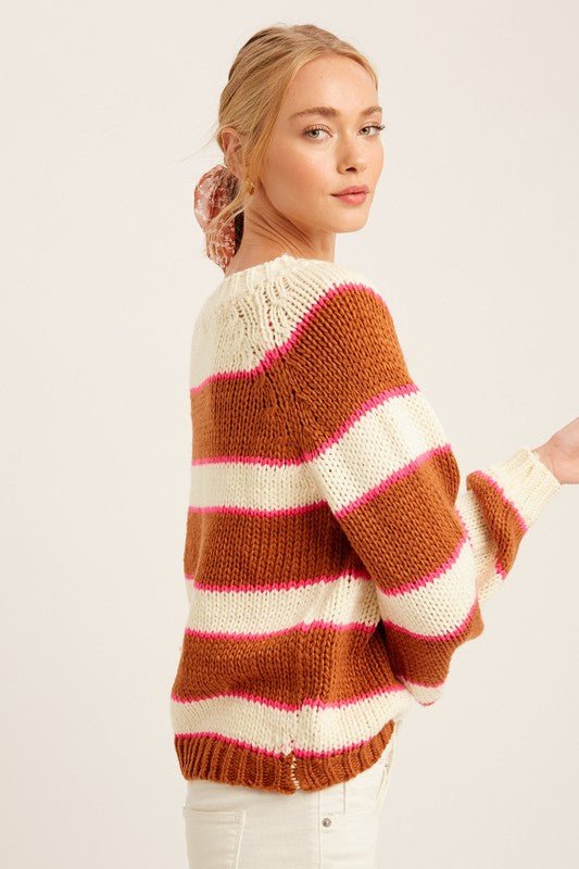Polly Pullover Sweater - Addie Rose Boutique - Austin