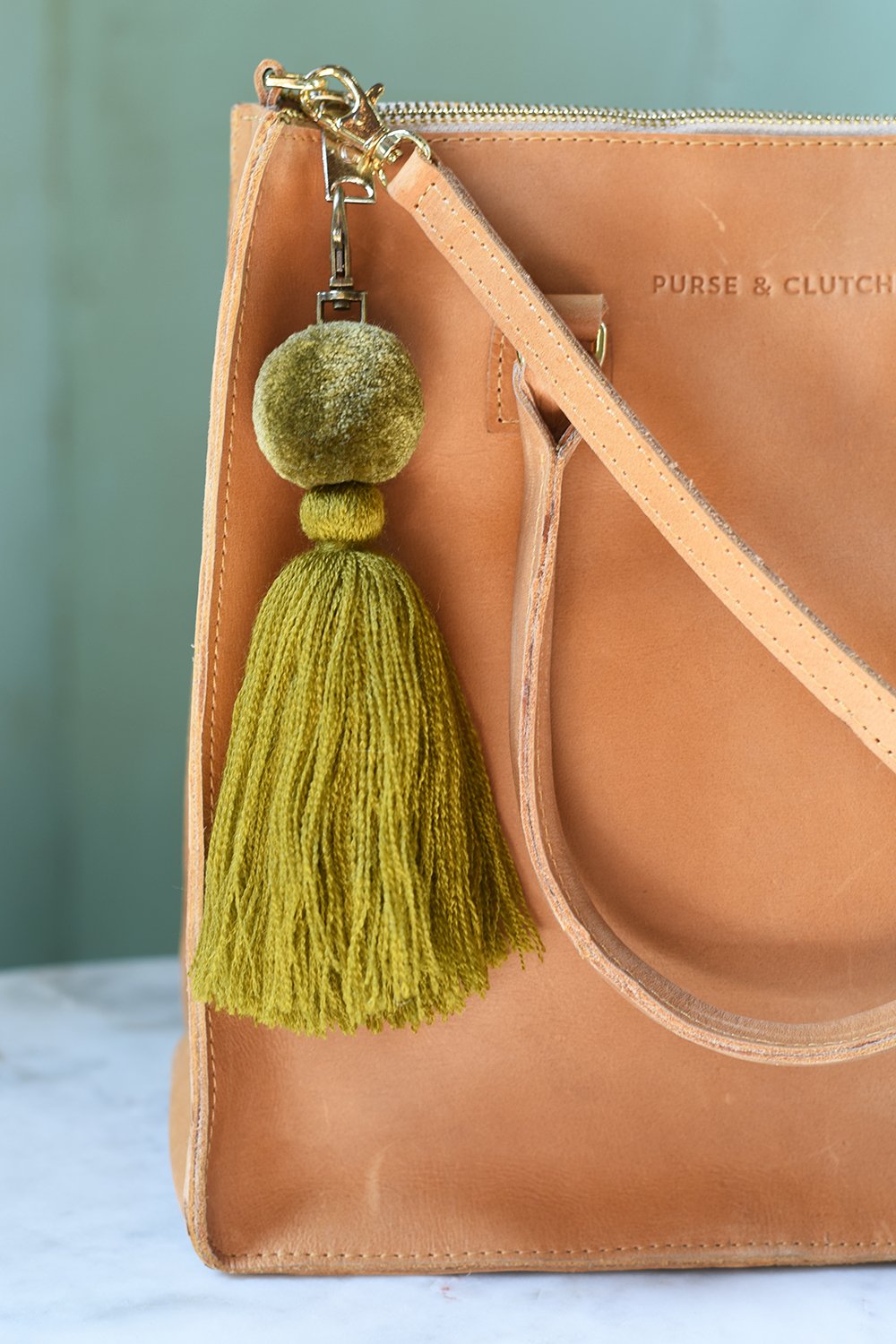 Pom Keychain - Addie Rose Boutique - Austin