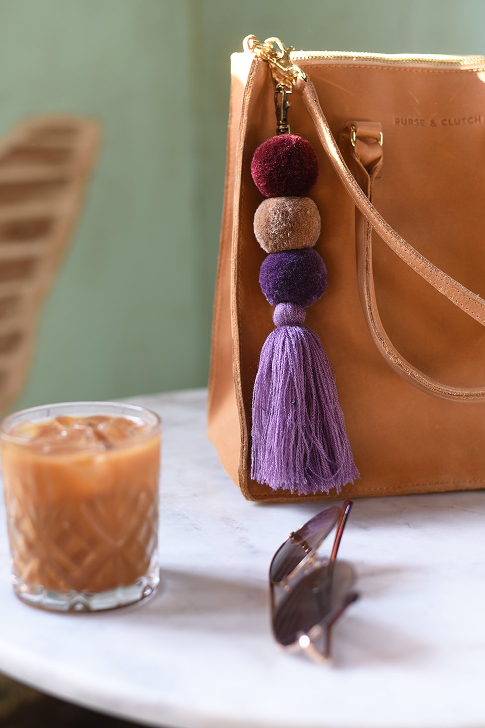 Pom Pom Pom Keychain - Addie Rose Boutique - Austin