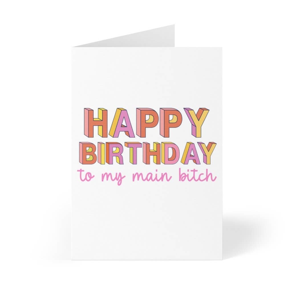 R is for Robo - Bitch Funny Birthday Card Birthday Greeting Cards for Women - Addie Rose Boutique - Austin