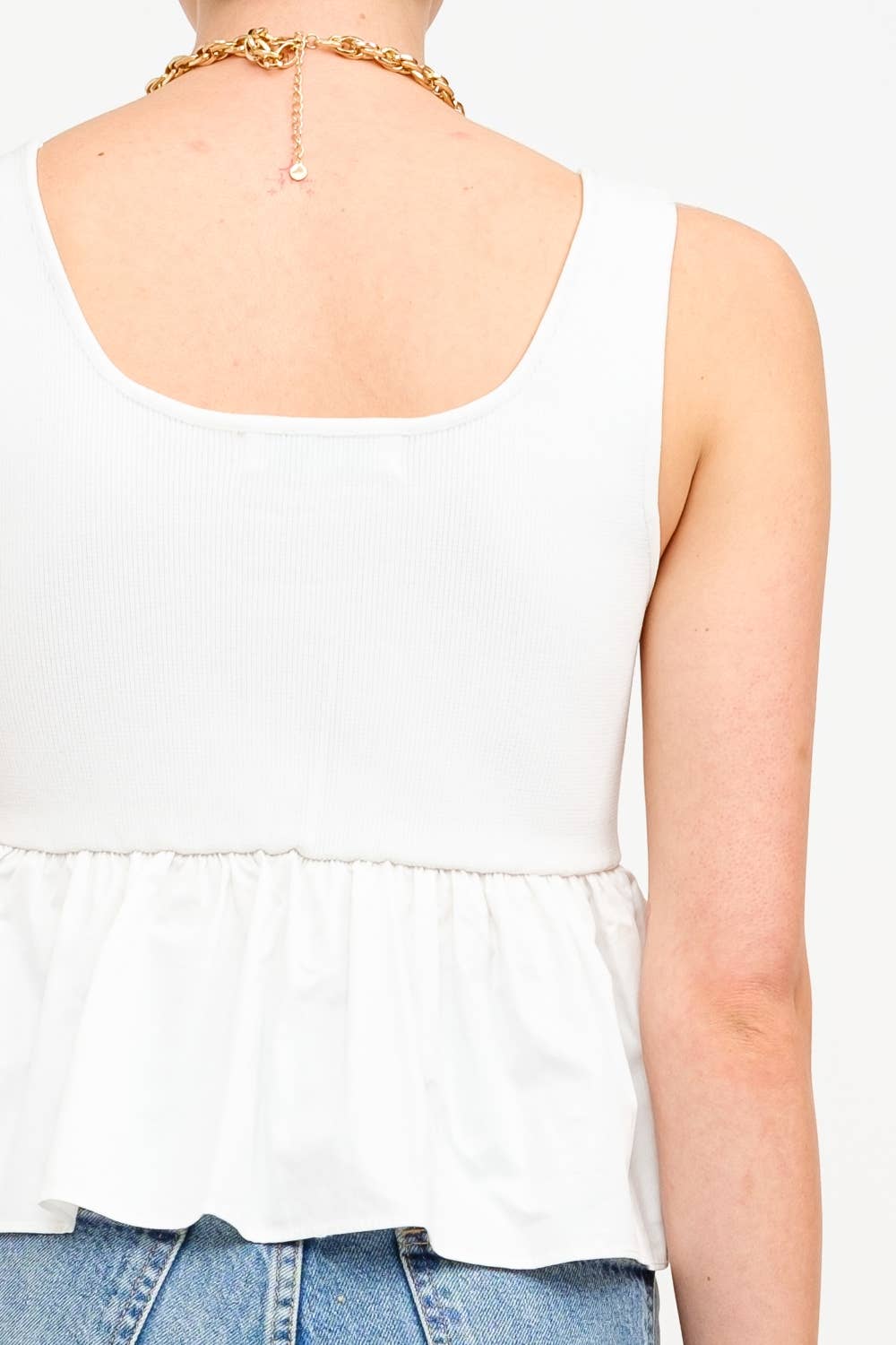 Raina Off White Top - Addie Rose Boutique - Austin