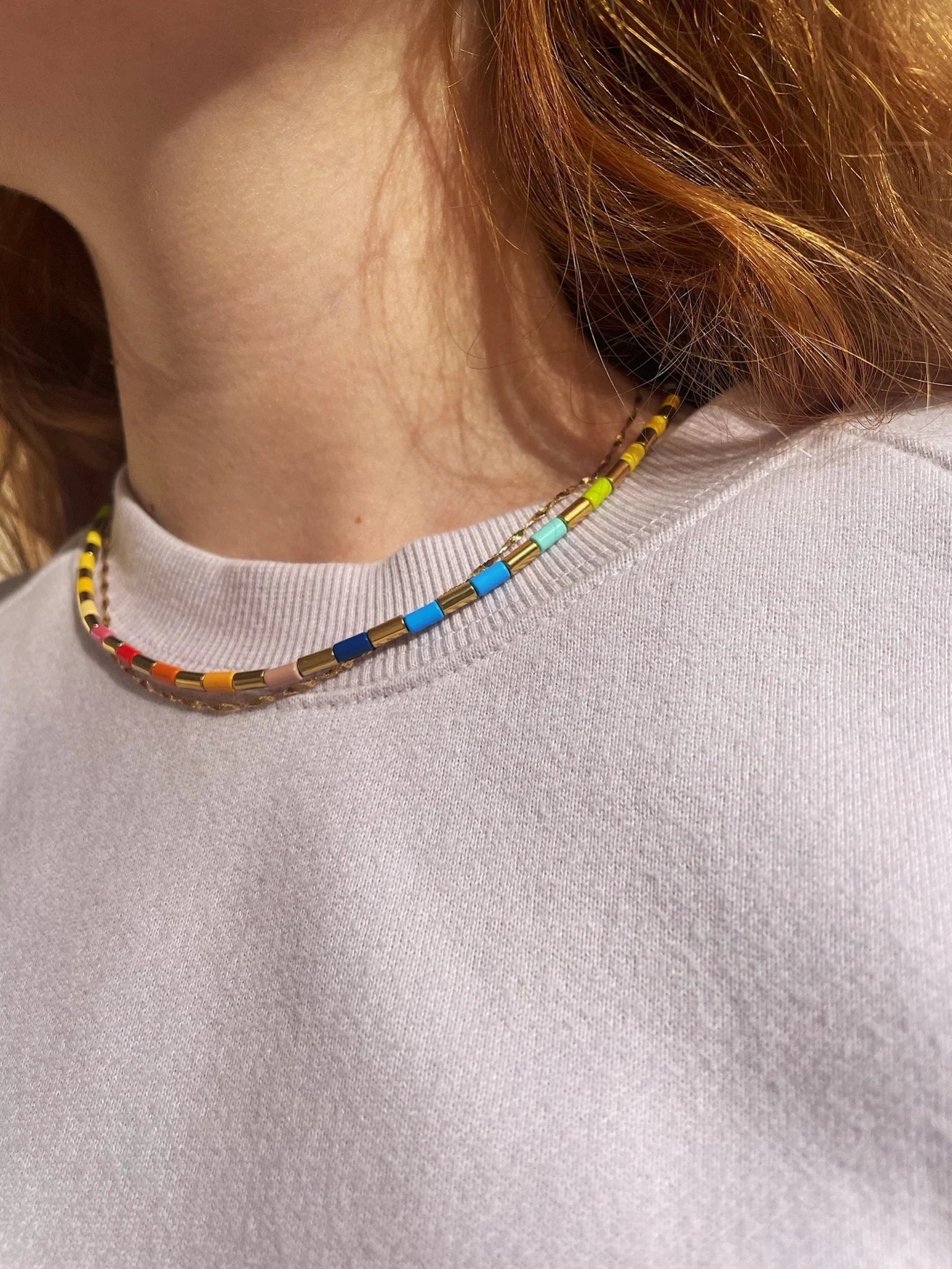 Rainbow Necklace - Addie Rose Boutique - Austin