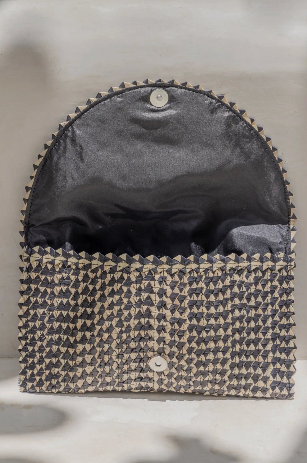 Rattan Clutch in Black Ombre - Addie Rose Boutique - Austin