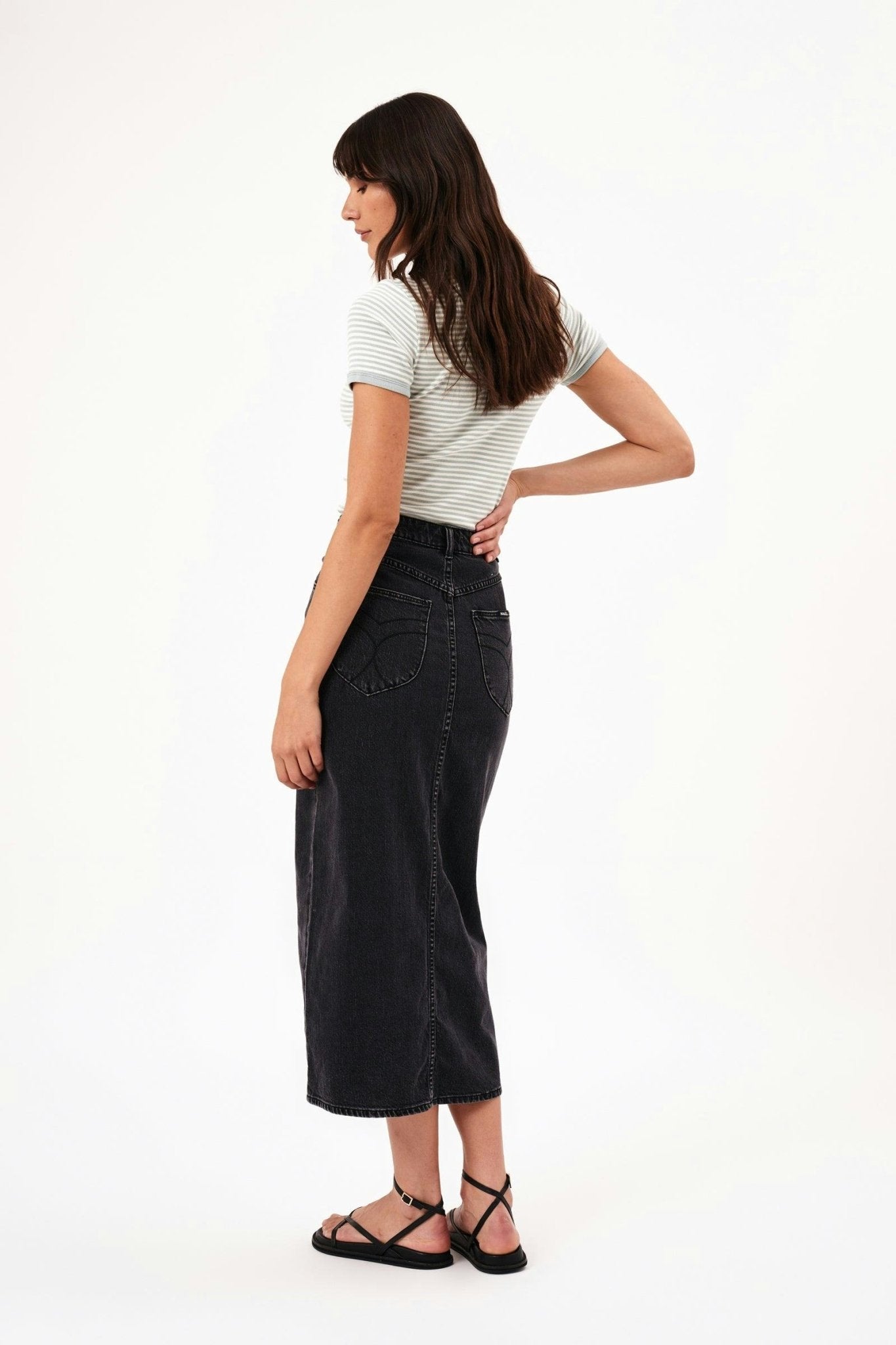 Rolla's Chicago Skirt - Ash Black - Addie Rose Boutique - Austin