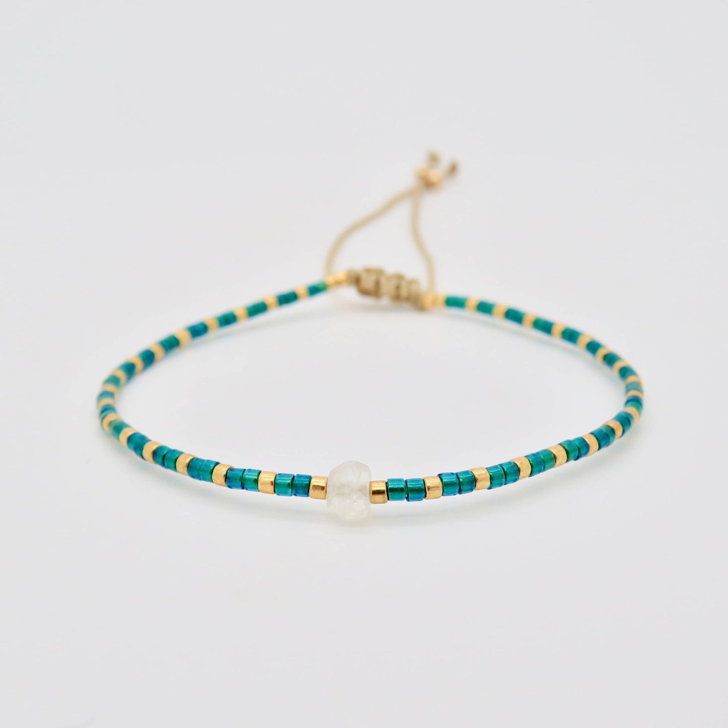 Rosamariposa - Gemstone Miyuki Bracelet - Addie Rose Boutique - Austin