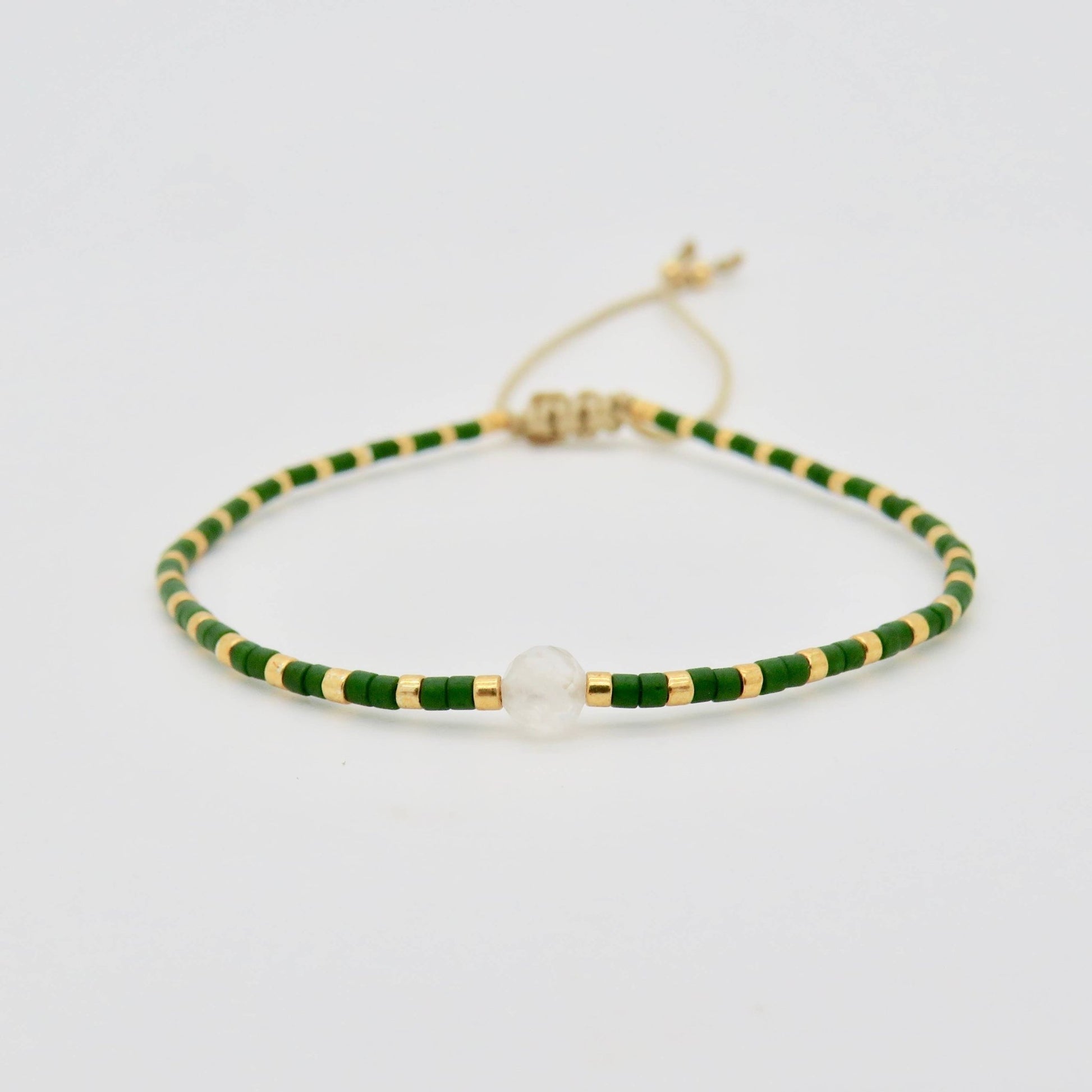 Rosamariposa - Gemstone Miyuki Bracelet - Addie Rose Boutique - Austin