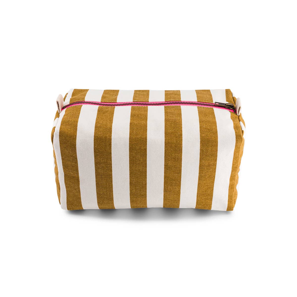 Rose in April - VIC TOILETRY BAG STRPES CARAMEL - Addie Rose Boutique - Austin