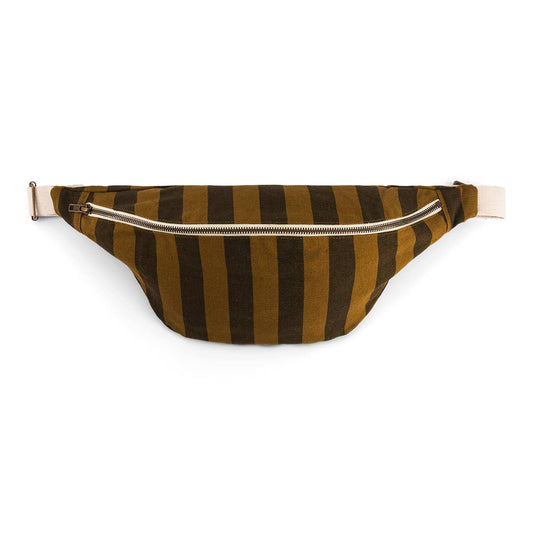 Rose in April - WOMEN BUM BAG STRIPES CUMIN AND BLACK - Addie Rose Boutique - Austin