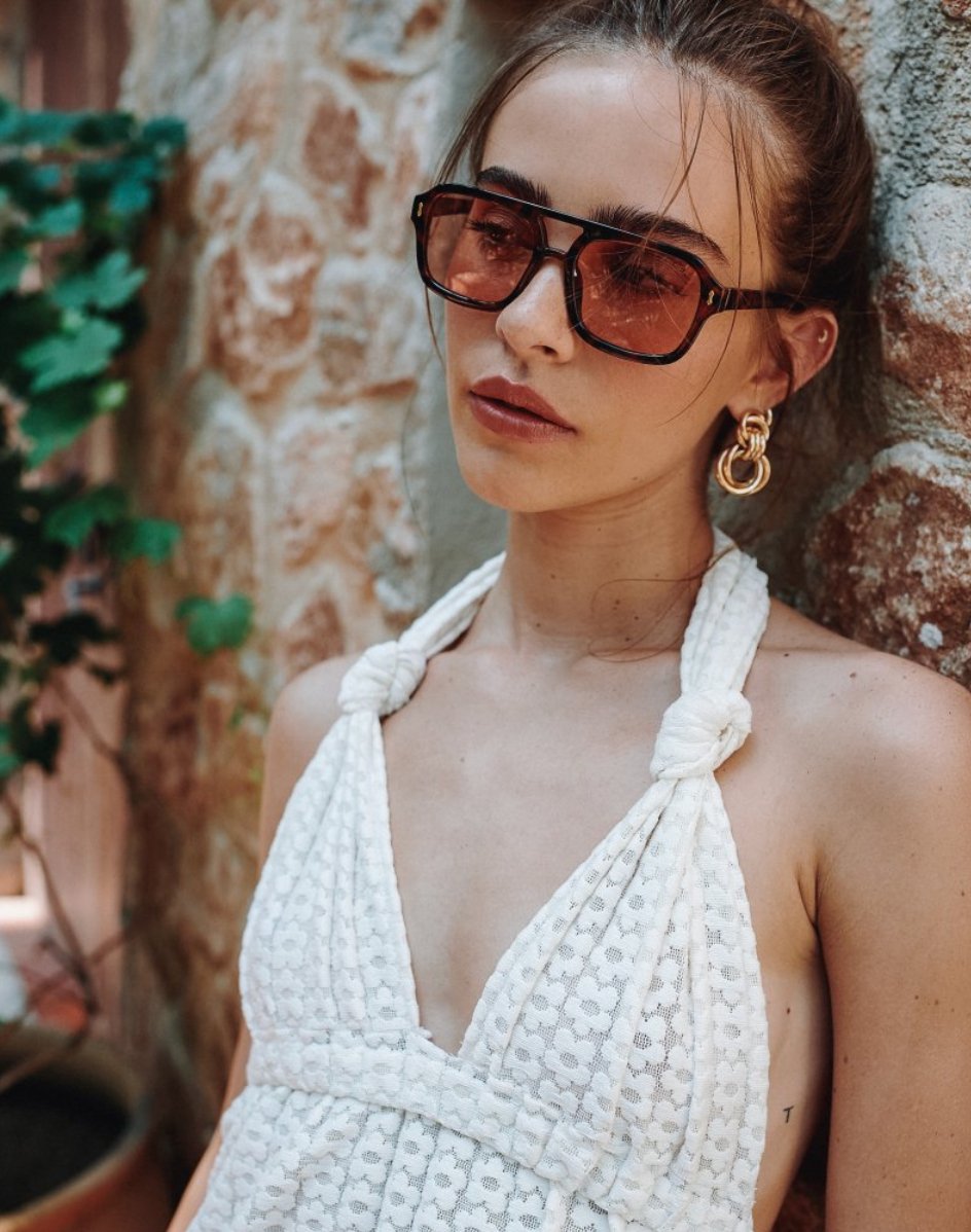 Royal Sunnies Tort/Peach - Addie Rose Boutique - Austin