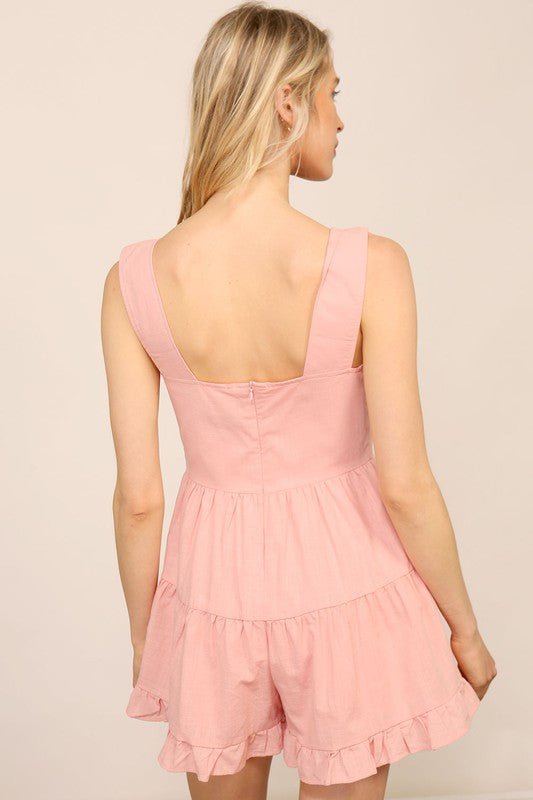 Ruffle Romper - Addie Rose Boutique - Austin
