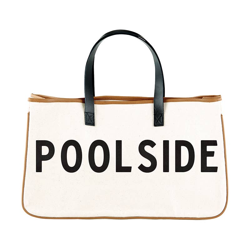 Santa Barbara Design Studio by Creative Brands - Canvas Tote - Poolside - Addie Rose Boutique - Austin