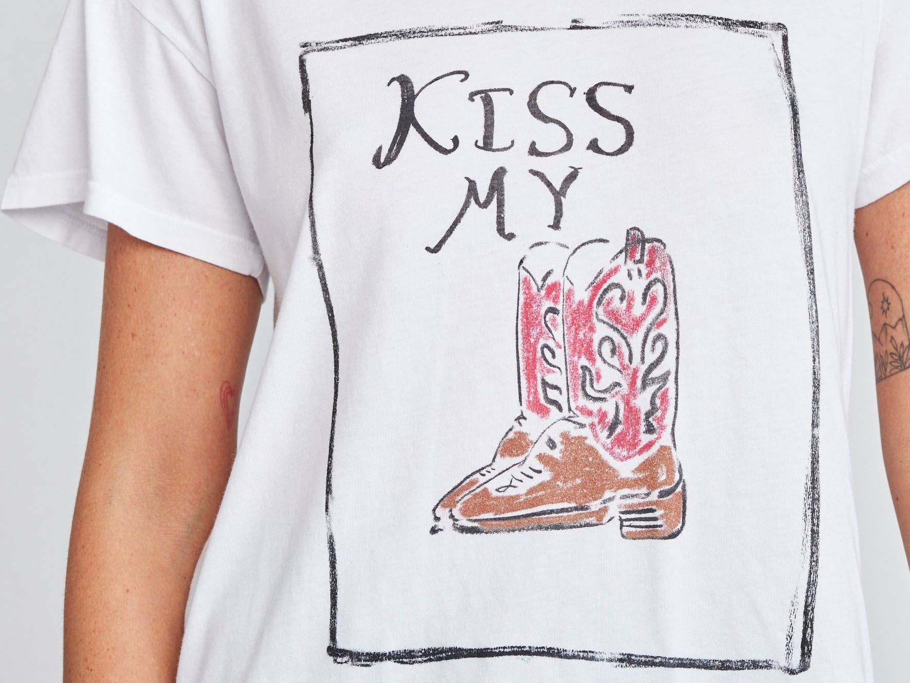 Self Contrast - Cherie T-Shirt - Addie Rose Austin