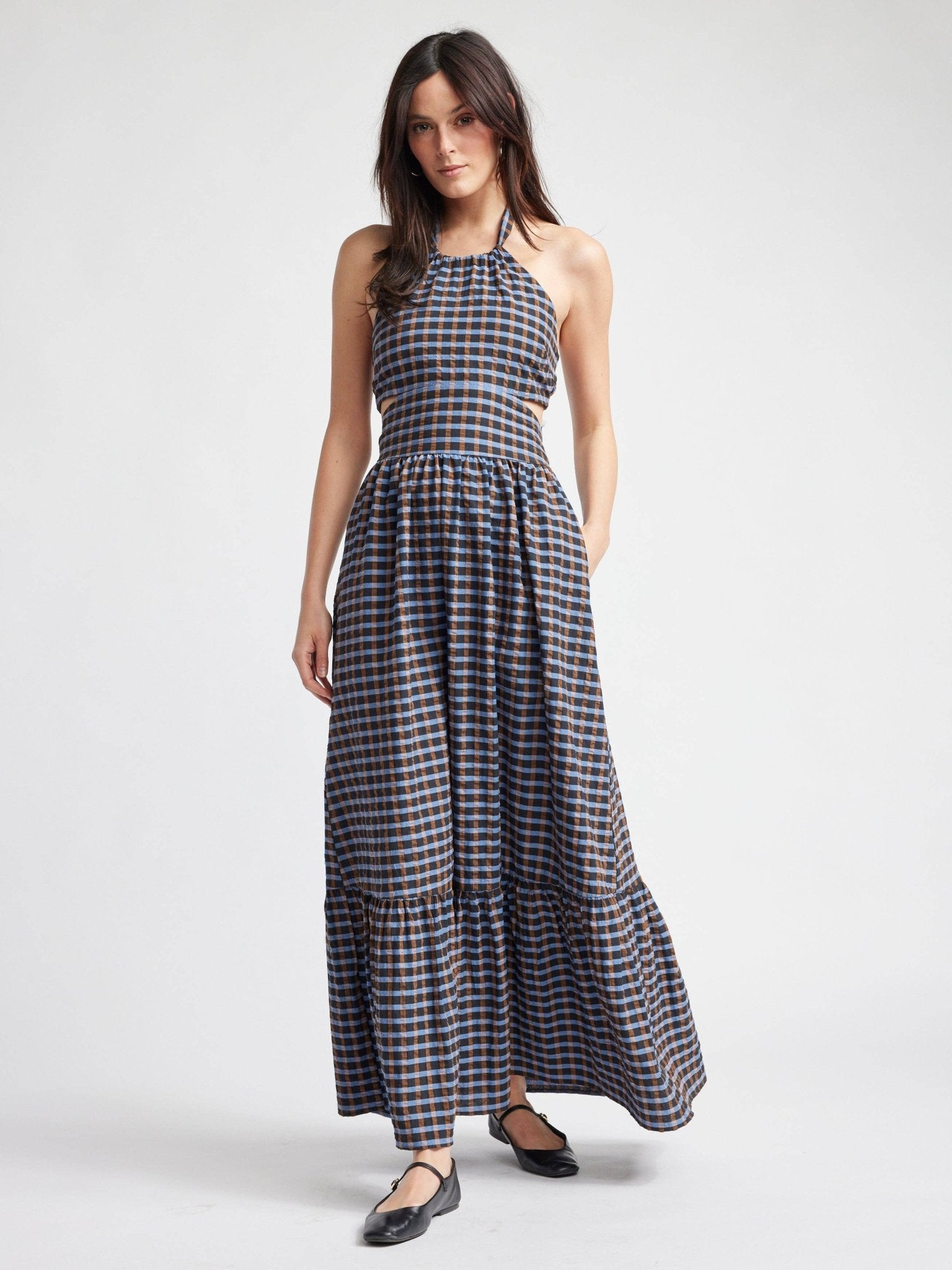 Self Contrast - Isolde Maxi Cut Out Dress - Addie Rose Austin