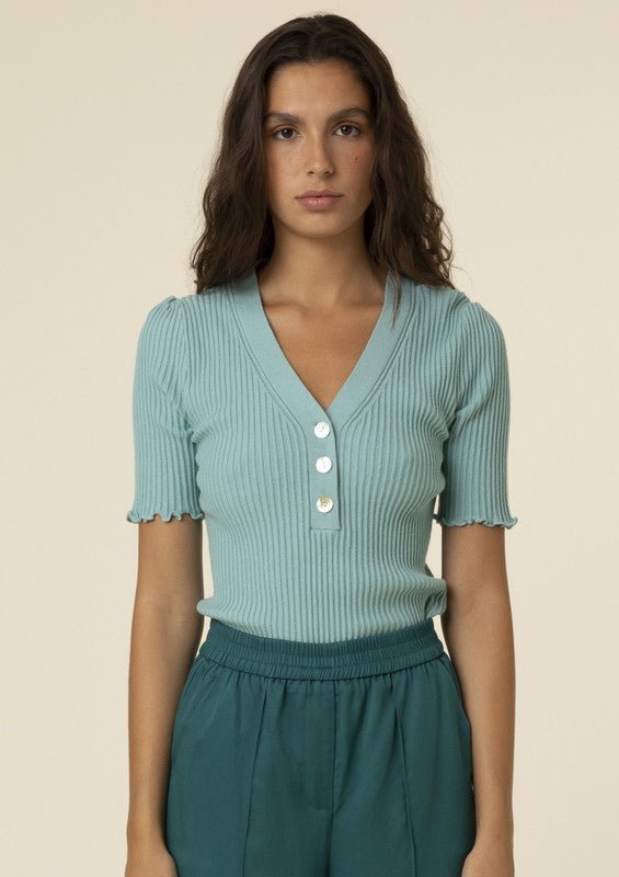 Sherine Knit Sweater Top - Addie Rose Boutique - Austin