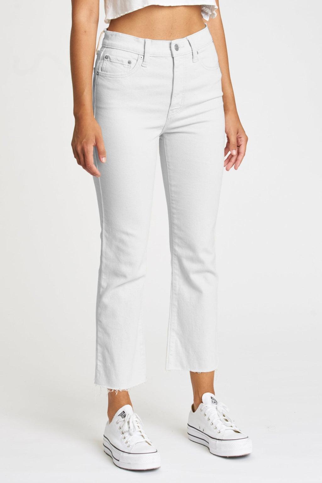 Shy Girl High Rise Crop Flare - Addie Rose Boutique - Austin