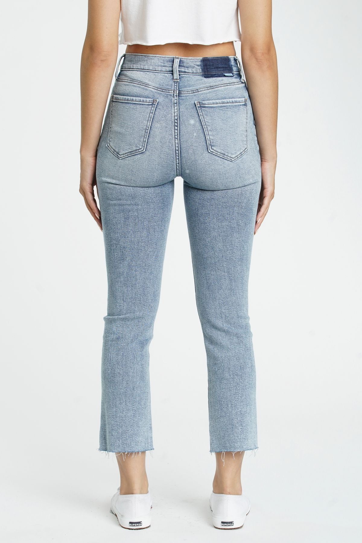 Shy Girl High Rise Crop Flare Jeans - Addie Rose Boutique - Austin