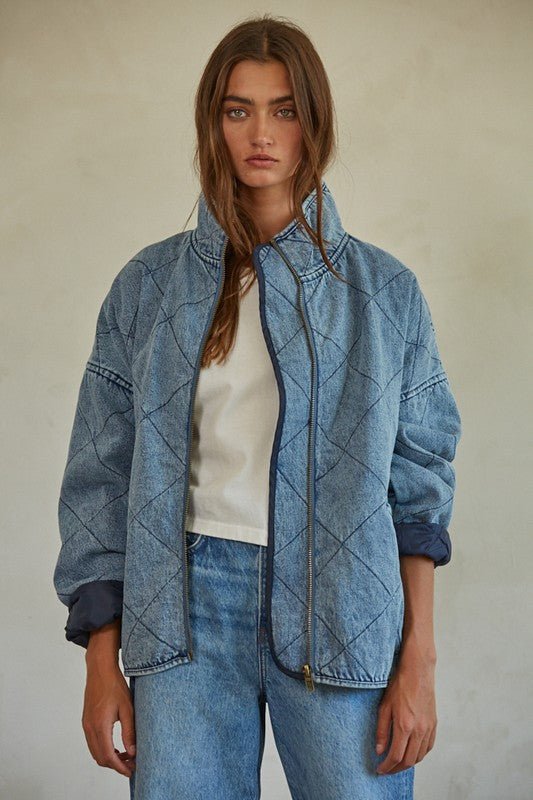 Skye Denim Jacket - Addie Rose Boutique - Austin