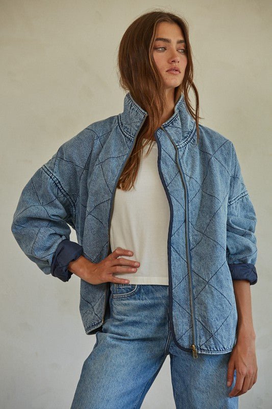 Skye Denim Jacket - Addie Rose Boutique - Austin