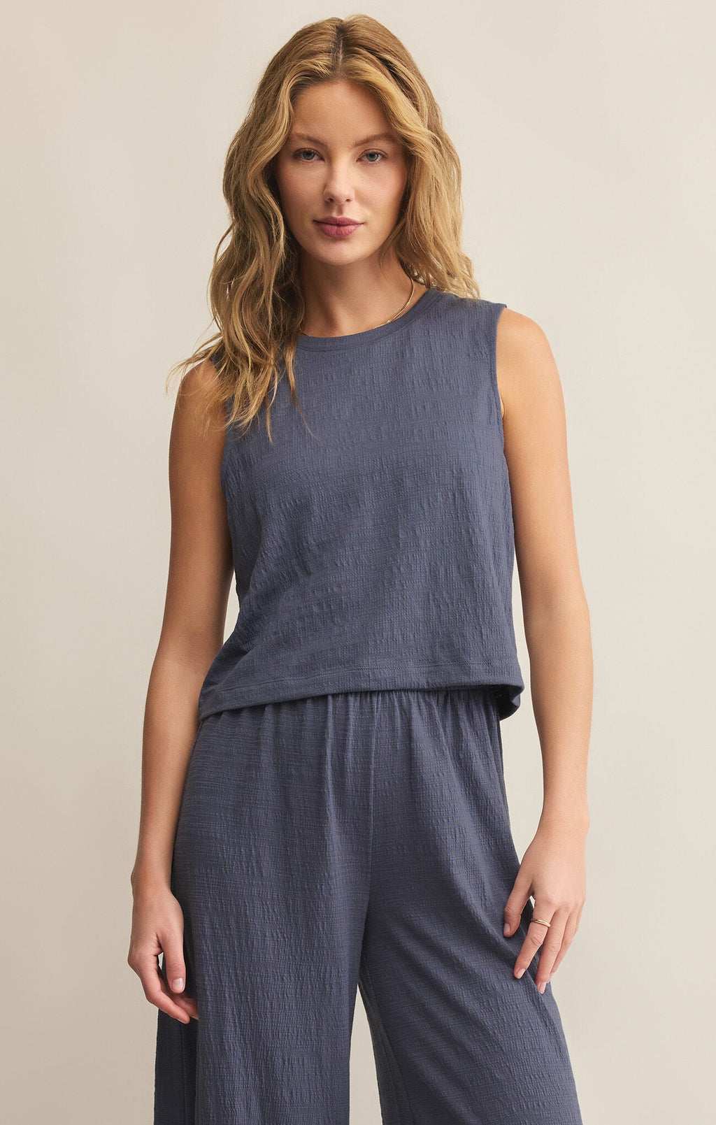 Sloane Textured Top - Addie Rose Boutique - Austin