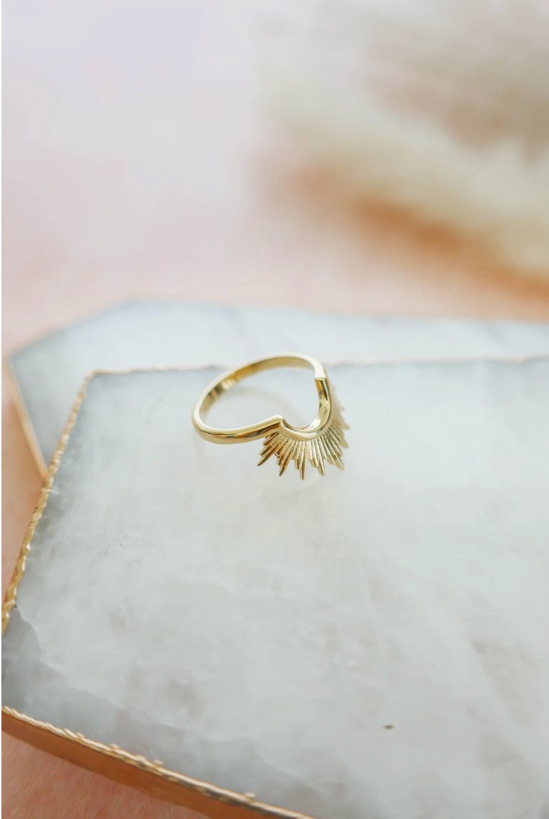 Sole Ring in Gold - Addie Rose Boutique - Austin