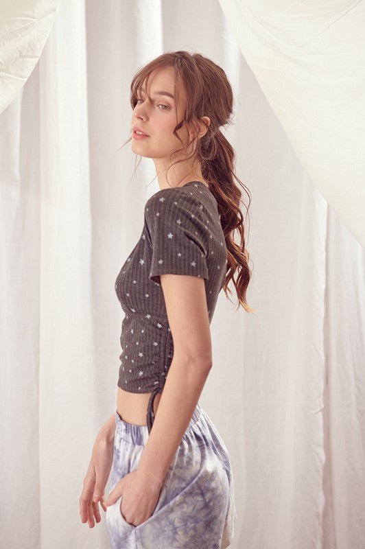 Star Crop Top - Addie Rose Boutique - Austin