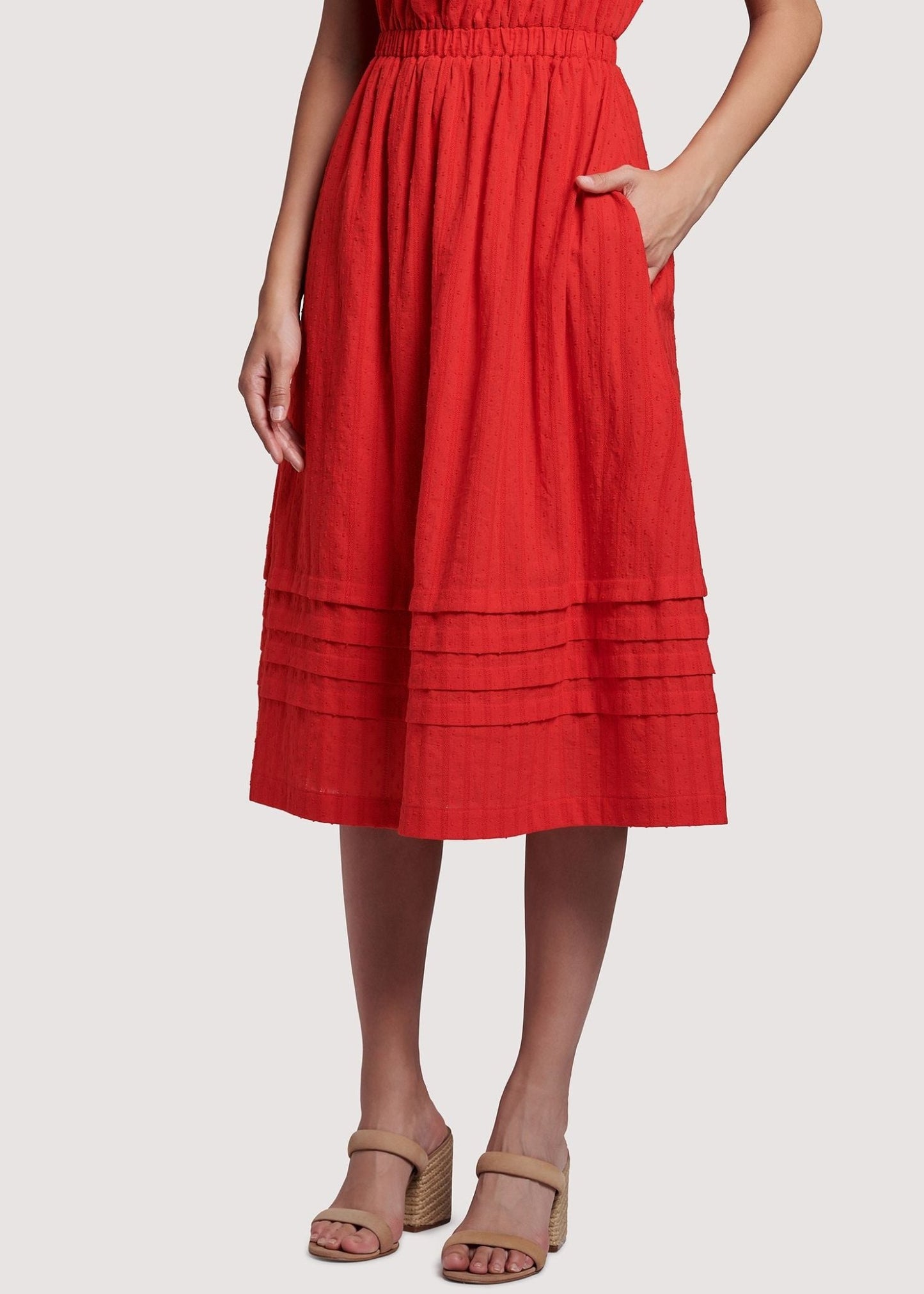 Strawberry Midi Dress - Addie Rose Boutique - Austin