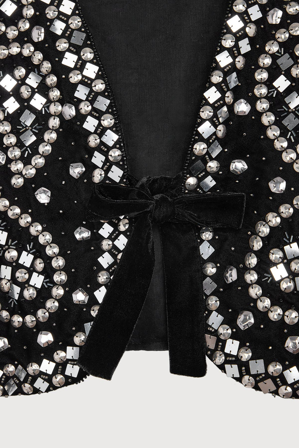 Studded Velvet Vest - Addie Rose Boutique - Austin